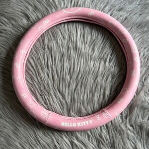 Hello Kitty Hard Steering Wheel Cover Pink
